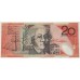 AUSTRALIA 2010 . TWENTY 20 DOLLARS BANKNOTE . STEVENS/HENRY . FIRST PREFIX AA10